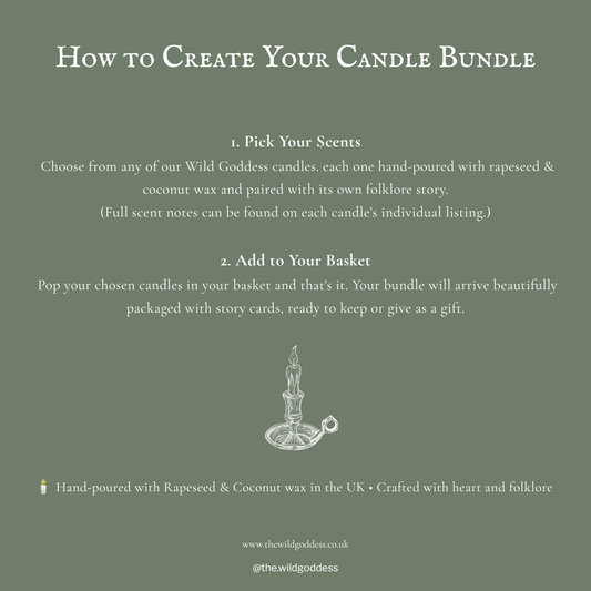 Wild Goddess Candle Trio – Choose Any 3 Scents - The Wild Goddess