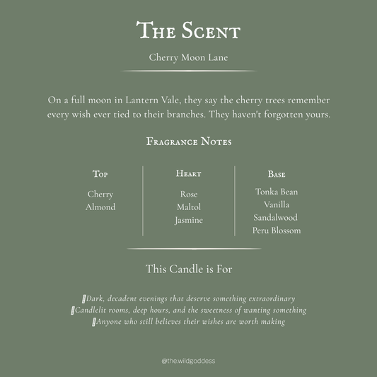 Cherry Moon Lane Folklore Candle