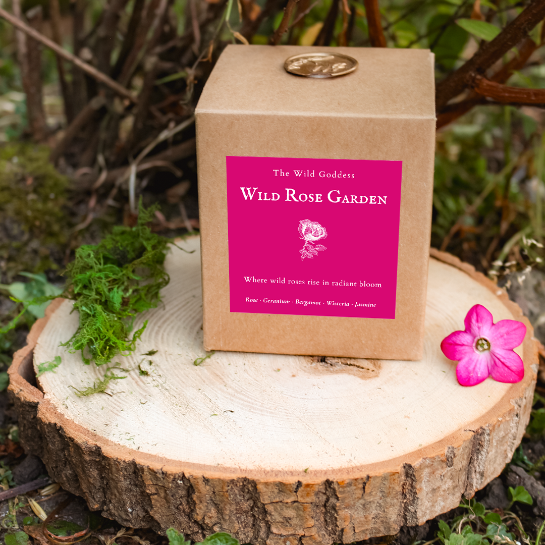 Wild Rose Garden Folklore Candle