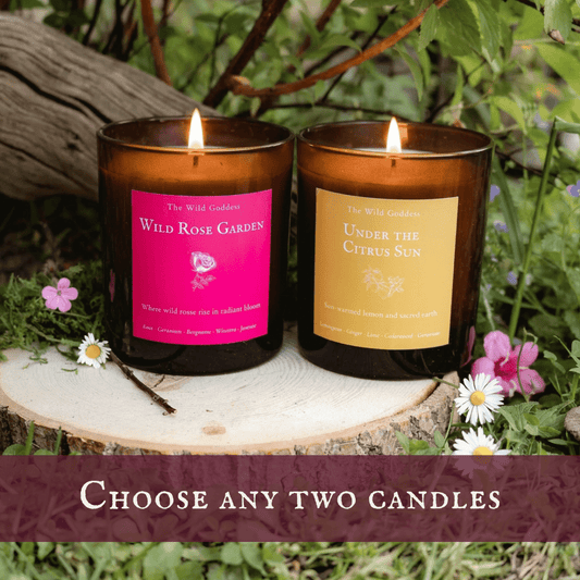 Wild Goddess Candle Duo – Choose Any 2 Scents - The Wild Goddess