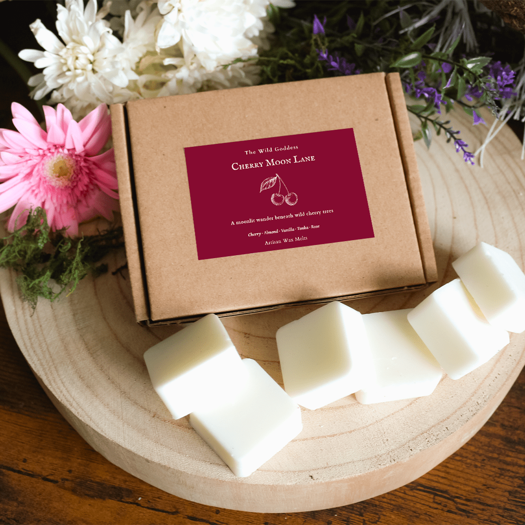 Cherry Moon Lane Luxury Wax Melts | Cherry, Almond & Tonka - The Wild Goddess