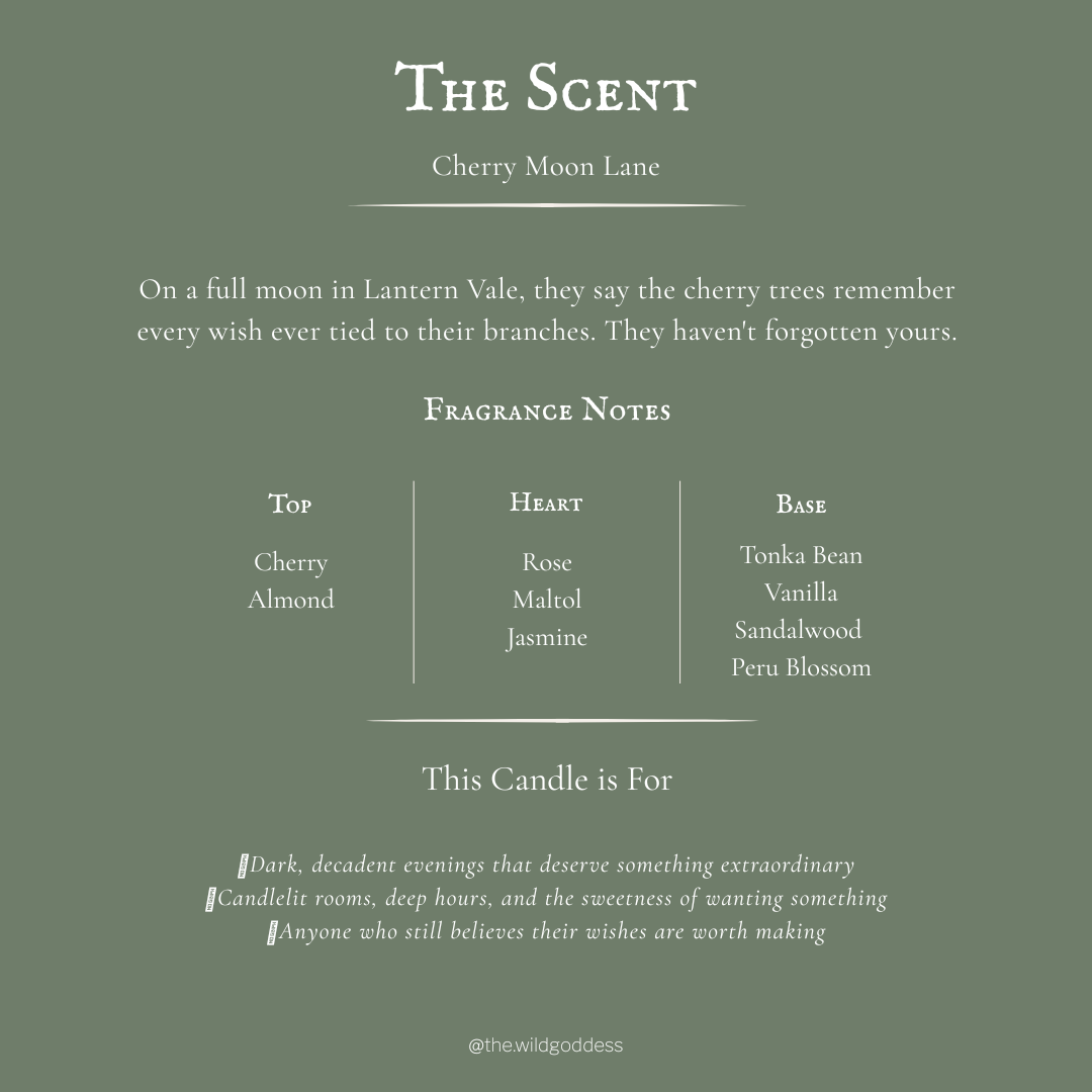 Cherry Moon Lane Folklore Candle