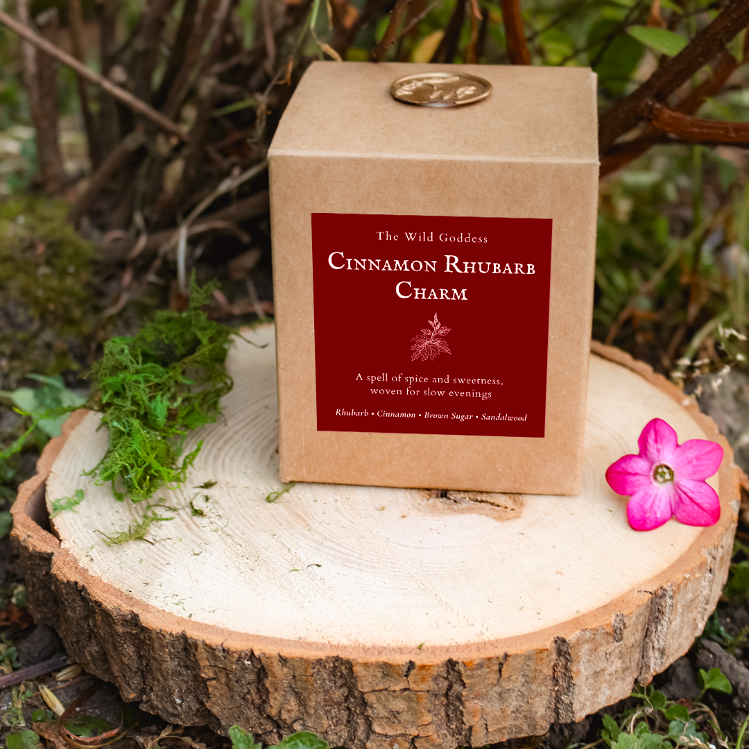 Cinnamon Rhubarb Charm Folklore Candle