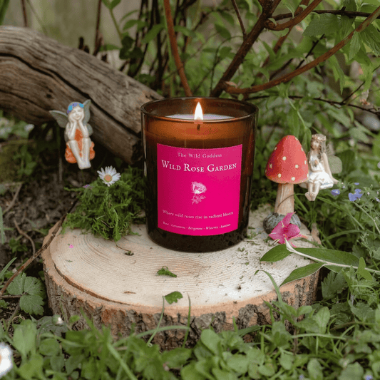 Wild Rose Garden Folklore Candle - The Wild Goddess