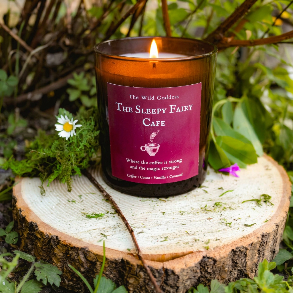 The Sleepy Fairy Café Folklore Candle - The Wild Goddess