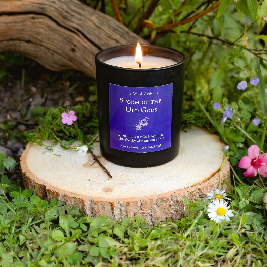 Storm of the Old Gods | The Wild Goddess Signature Candle - The Wild Goddess