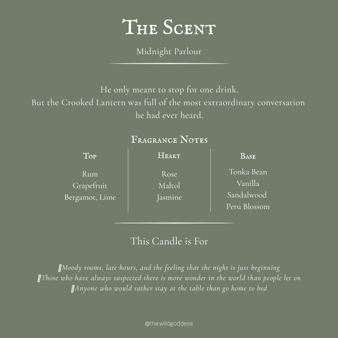Midnight Parlour Luxury Wax Melts | Rum, Tobacco & Leather - The Wild Goddess