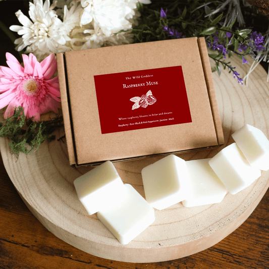 Raspberry Muse Luxury Wax Melts | Black Raspberry & Peppercorn - The Wild Goddess