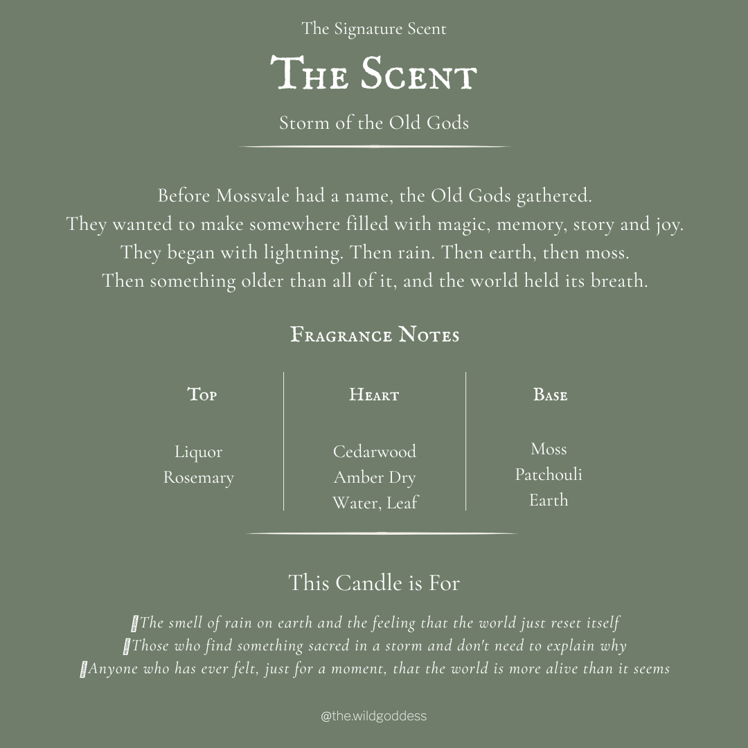 Storm of the Old Gods | The Wild Goddess Signature Candle - The Wild Goddess