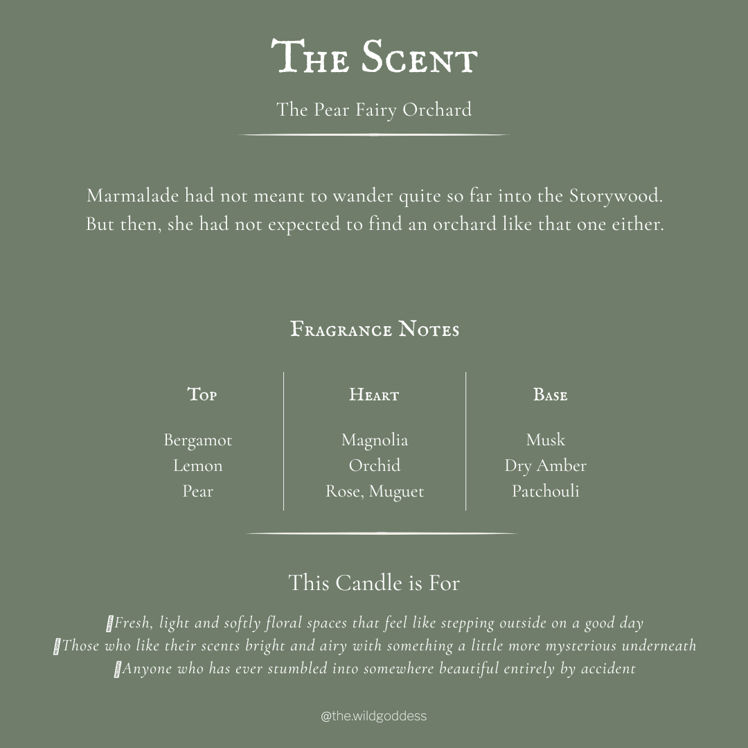 The Pear Fairy Orchard Folklore Candle - The Wild Goddess