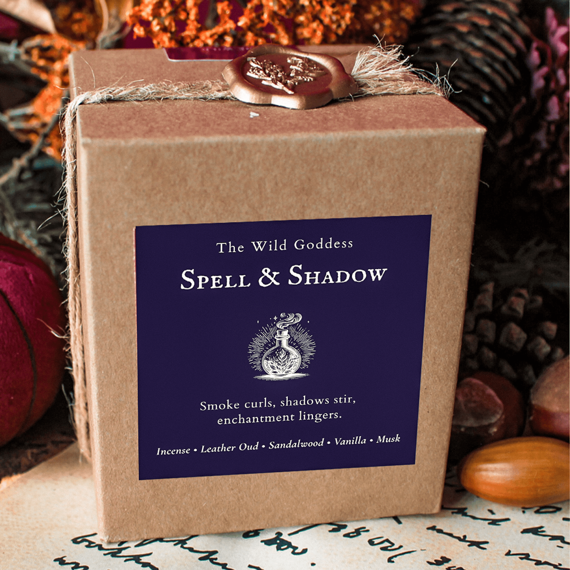 Spell & Shadow – Mystical Folklore Candle - The Wild Goddess