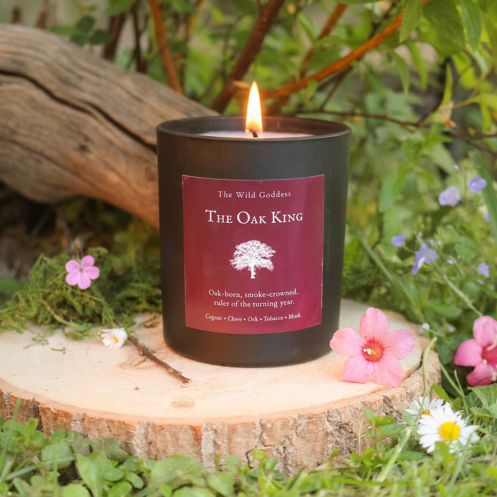 The Oak King Folklore Candle - The Wild Goddess