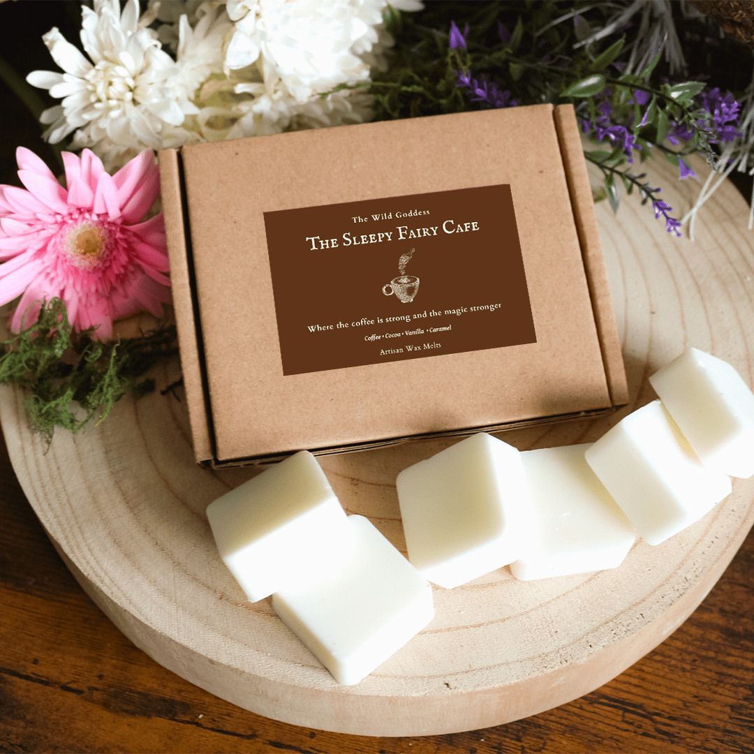 The Sleepy Fairy Cafe Luxury Wax Melts | Creamy Coffee & Vanilla - The Wild Goddess