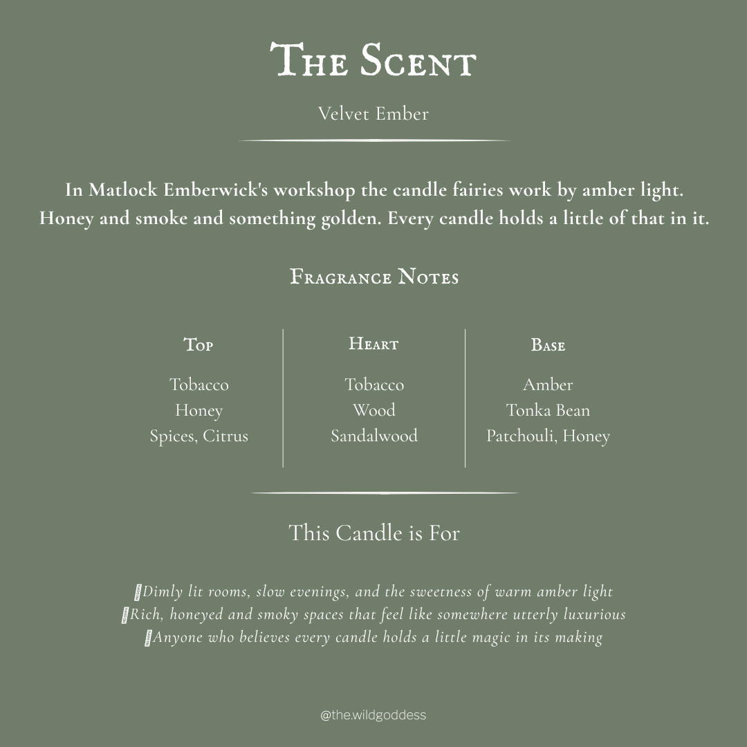 Velvet Ember Luxury Wax Melts | Dark Honey & Tobacco - The Wild Goddess