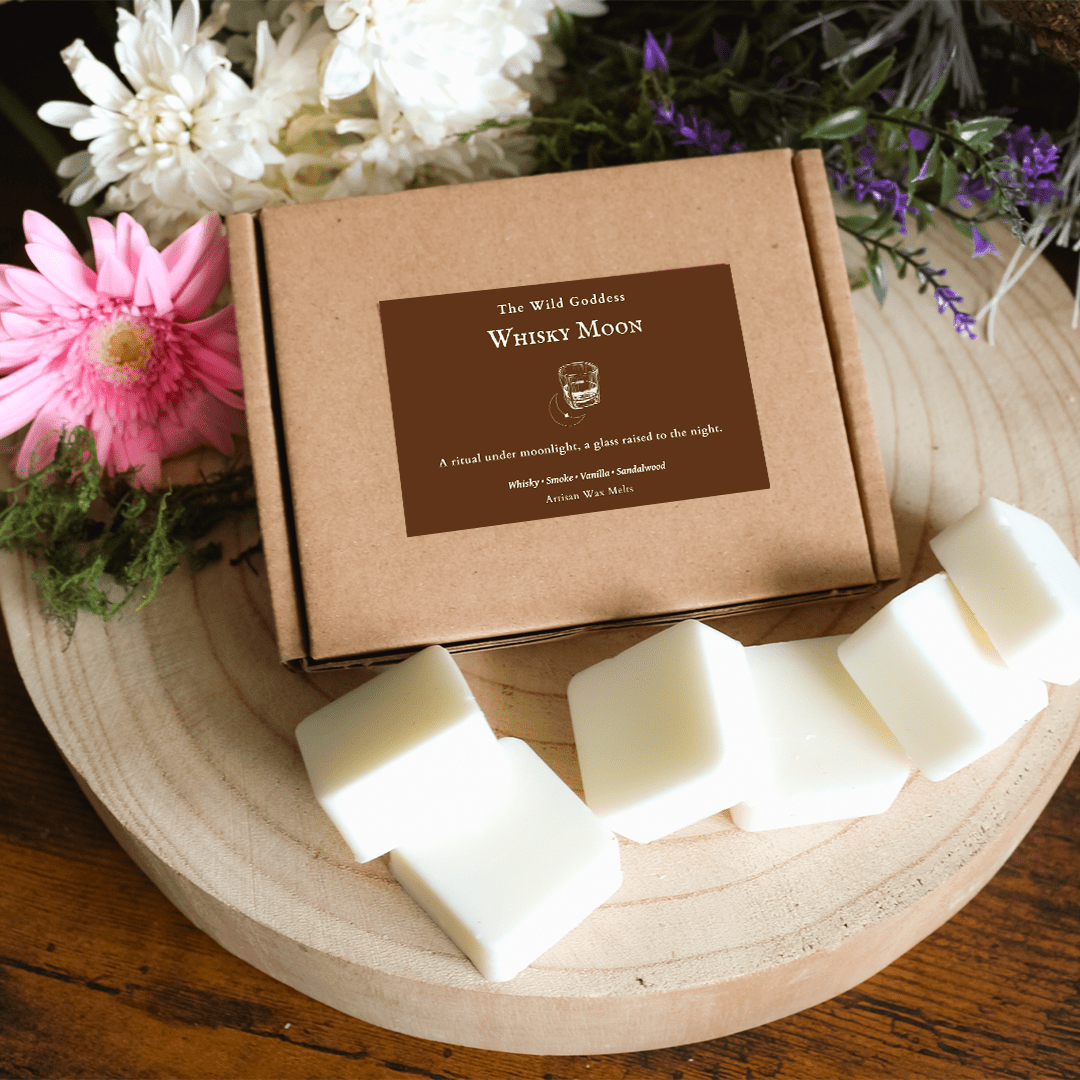Whisky Moon Luxury Wax Melts | Whisky, Smoke & Vanilla - The Wild Goddess